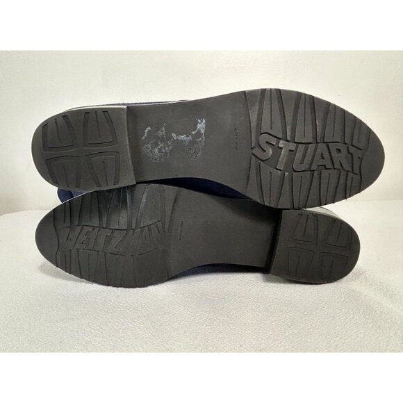 Stuart Weitzman Lowland Suede Over The Knee Boots in Blue - Sz 10M - Picture 9 of 14